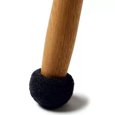 Holz, Holz-, Griff, schwarzer Filz, Kugelspitze