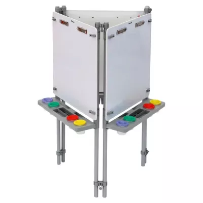 Easel, Stuhl, Flipchart, zweifarbig, verstellbar
