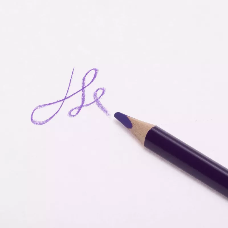 Bleistift, Bleistiftspitze, Schreibstift, Lila Tinte, Kalligrafie