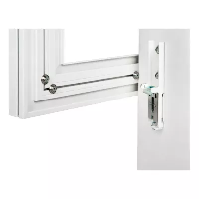 Scharnier, Türscharnier, Klapparm, Profilrahmen, Metallbeschlag