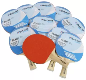 Tischtennisschläger Flash 10er-Set
