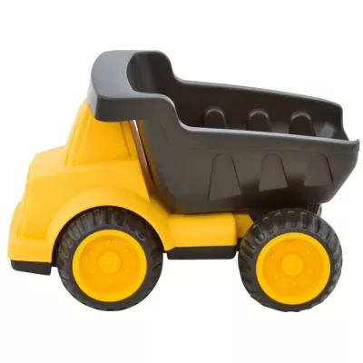 bauwagen, spielzeug, kinderfahrzeug, gelb, kippkipper