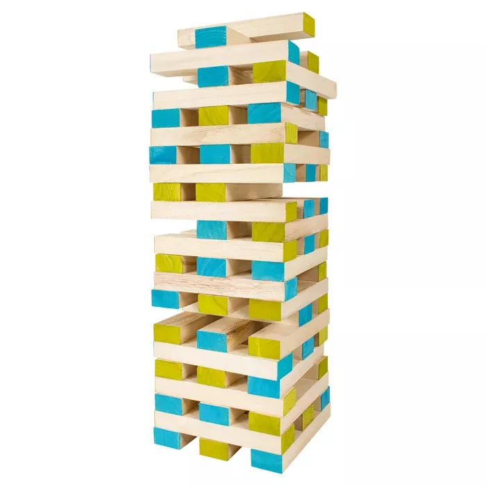 Holzspielzeug, Jenga, Turmspiel, Holzblöcke, Baukstack