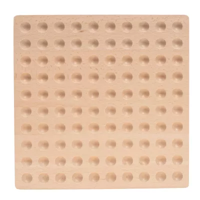 Holzplatte, Punkteplatte, Holzboard, Löcher/Erhebungen, Spiel-/Puzzlesplatte