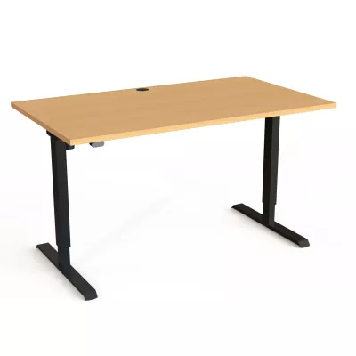 Schreibtisch, Holzplatte, Computertisch, Verstellbarer Tisch, Metallbeine
