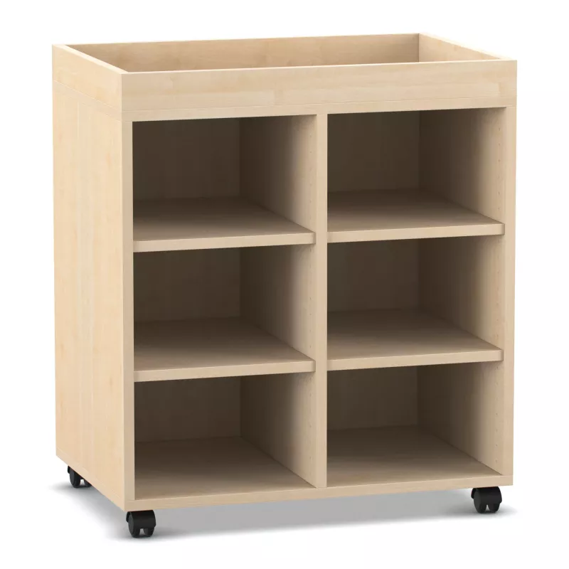 Regal, Schubladen, Holz, Küche, Rollbare Regalbox