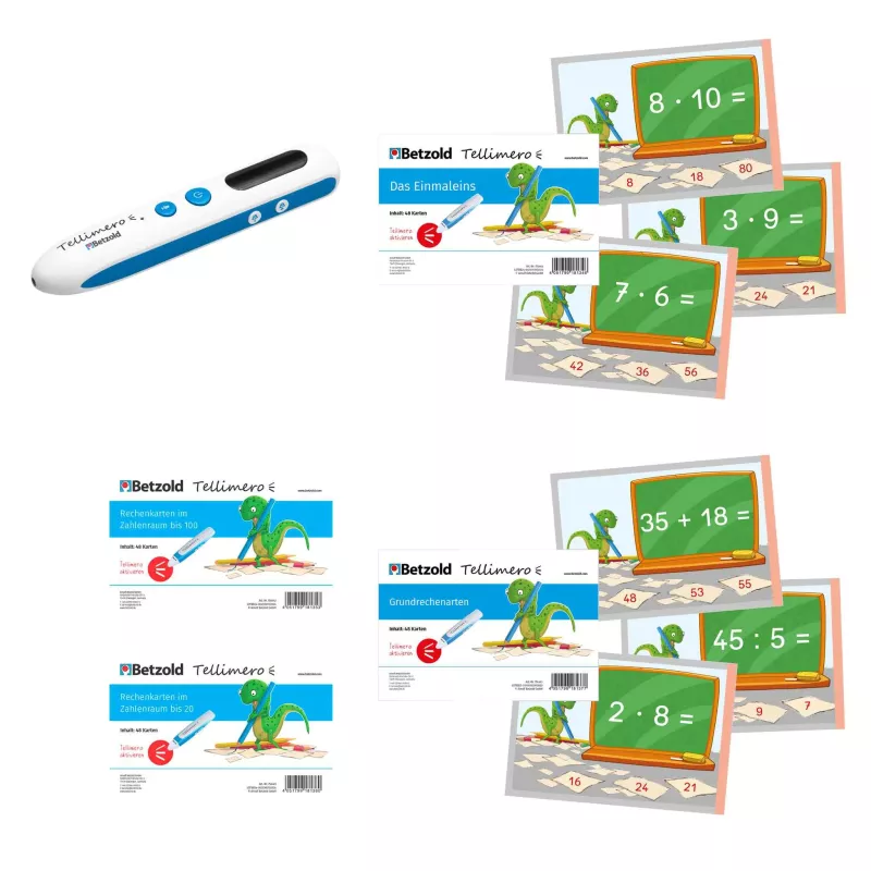 Rechenkarten, Einmaleins, Grundrechenarten, Lernspiel, 48 Karten
