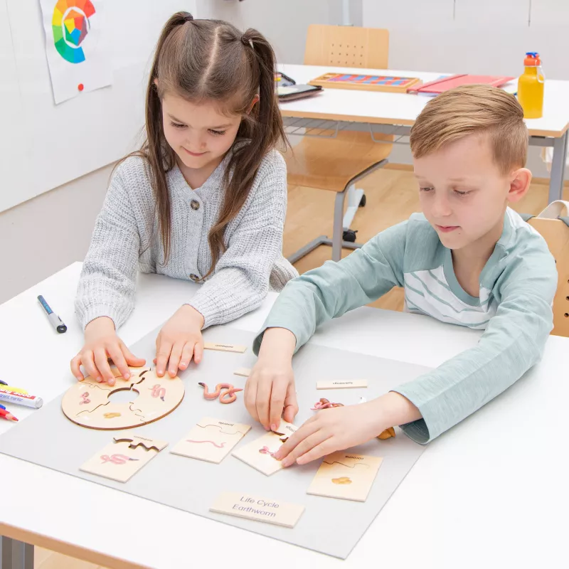 Kinder, Puzzles, Lernspiel, Holzpuzzle, Bildungsset