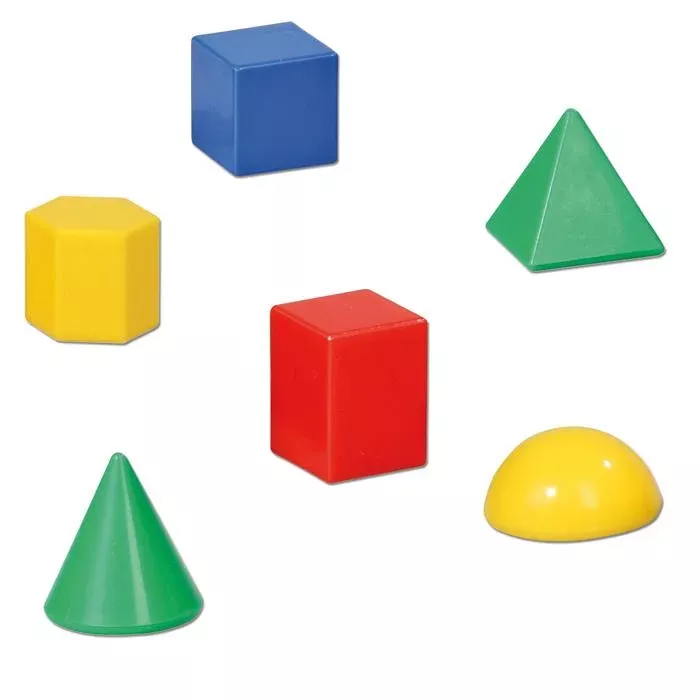 Spielzeugformen, Geometrische Formen, Bausteine, Klemmbausteine, Pyramide