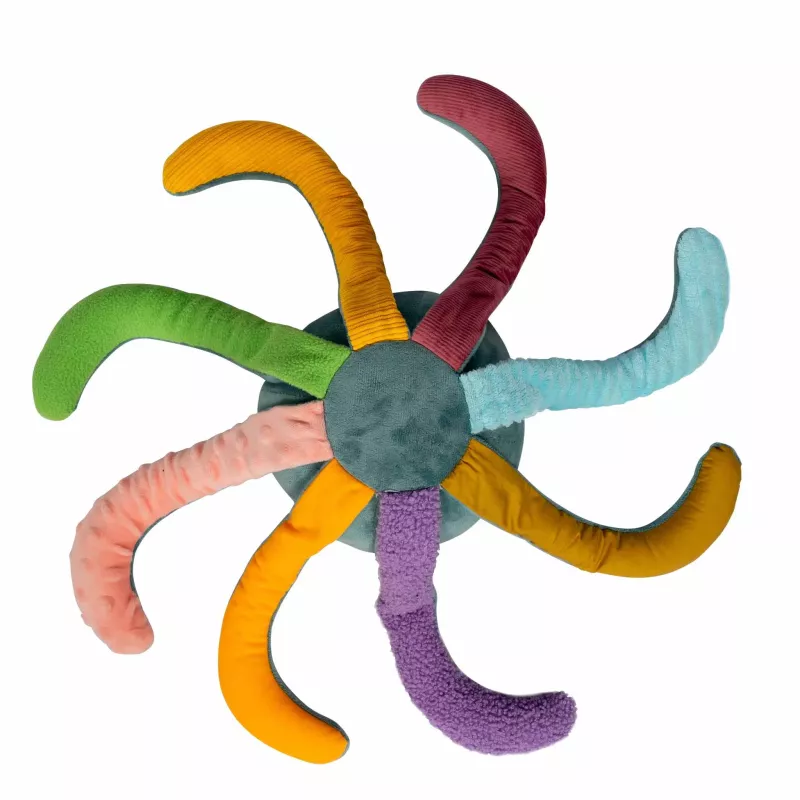 kuschelspielzeug, tuchspielzeug, weiches spielzeug, weltkugel, farbige schlange