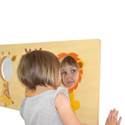Kinder, Spielzeug, Kinderzimmer, Spiegel, Löwe