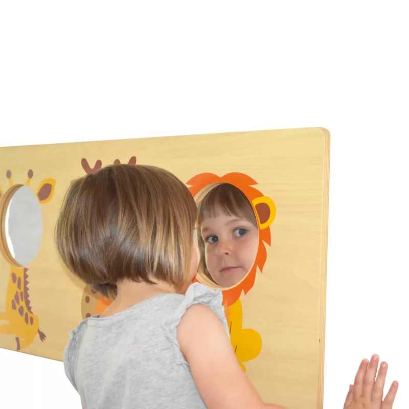 Kinder, Spielzeug, Kinderzimmer, Spiegel, Löwe