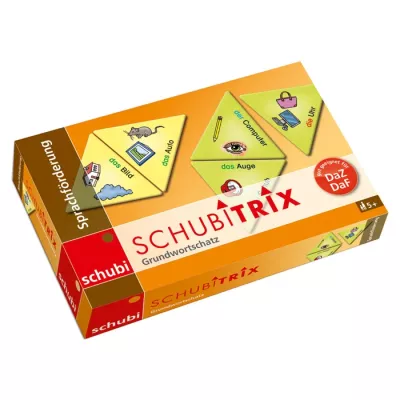 Sprachenlernen, Bildungsspiel, Wortschatz, SchubiTrix, Grundwortschatz