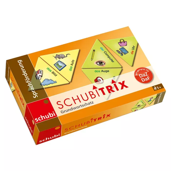 Sprachenlernen, Bildungsspiel, Wortschatz, SchubiTrix, Grundwortschatz