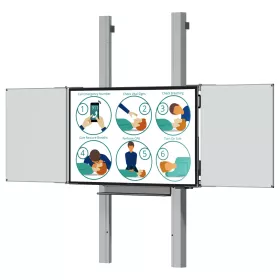 ADVANTouch vGAP 4, Pylonenhöhenverstellung mit Seitentafeln 75"
