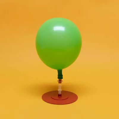 balloon, grüner Ballon, Ballon-Skulptur, Display-Stativ, Dekorationsballon