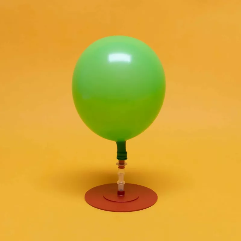 balloon, grüner Ballon, Ballon-Skulptur, Display-Stativ, Dekorationsballon