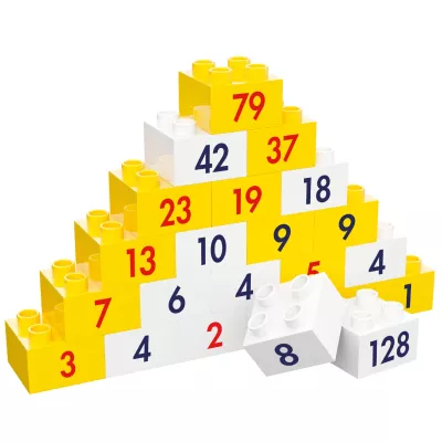 Lego, Bausteine, Bausteine-Pyramide, Kinder Spielzeug, Klemmbausteine