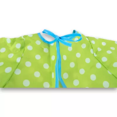 Polka dot, Limette grün, Schleifenband, offener Rücken, Stoffmuster