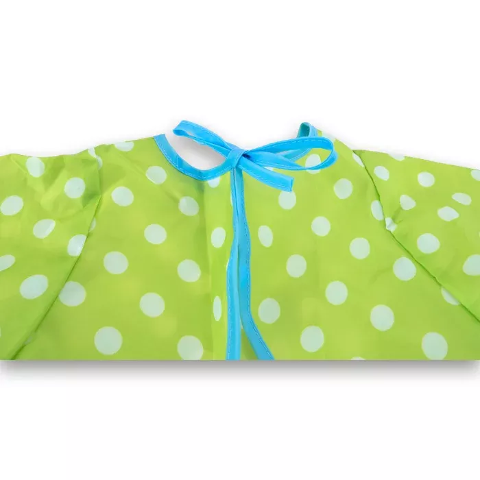 Polka dot, Limette grün, Schleifenband, offener Rücken, Stoffmuster