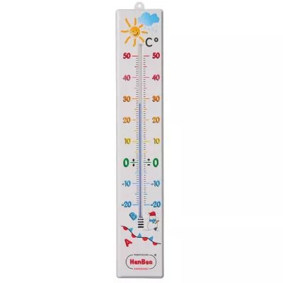 Thermometer, Outdoor thermometer, Liquid-filled, Celsius scale, Kinderthermometer