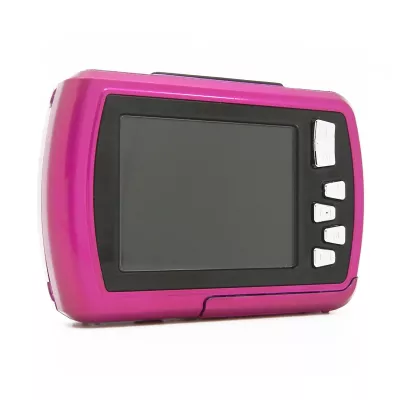 digitale kamera, pink, Bildschirm, Tasten, kompakt