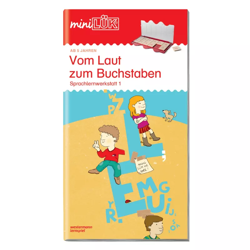 Kinderbuch, Lernmaterial, Sprachlernwerkstatt, Buchcover, Alphabet