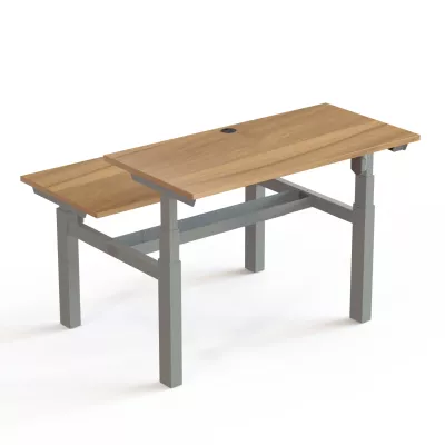 Werkbank, Tisch, Holzplatte, Metallgestell, Klemmbar