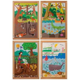 4 Drunter und drüber Puzzles "Lebensräume"