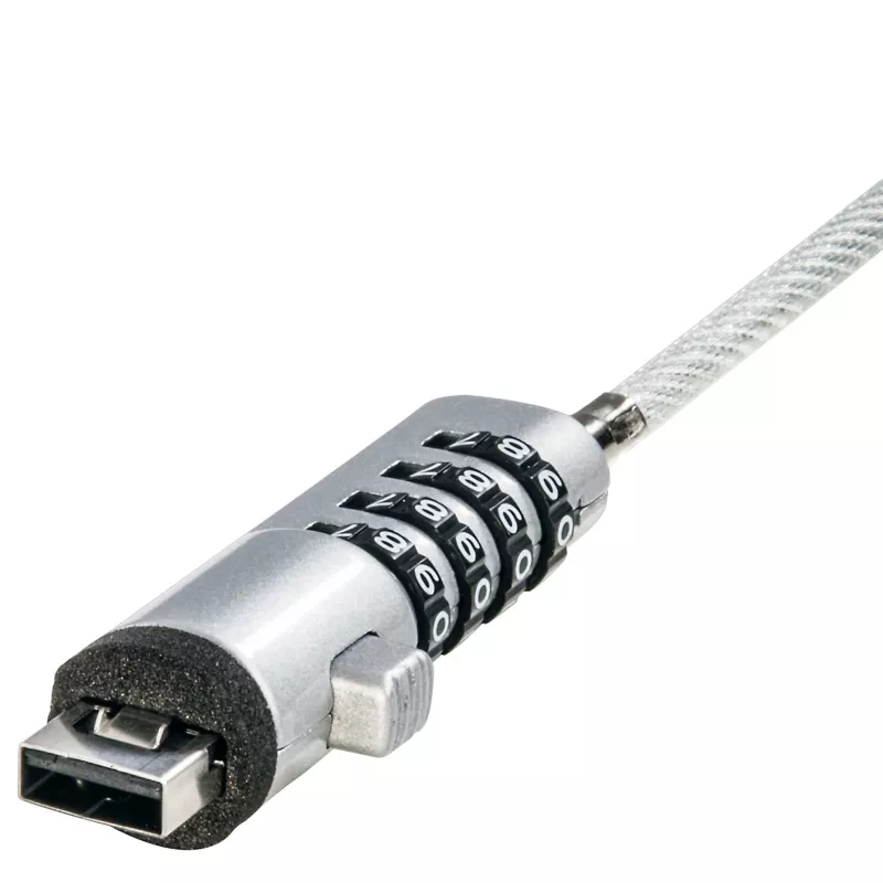 Kombinationsschloss, Vorhängeschloss, USB-Kabel, Sicherheitskabel, Verschlusssystem