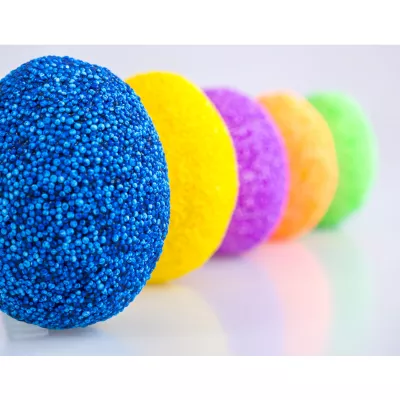 bouncy Ball, colored Ball, textured Ball, foam Ball, multicolor