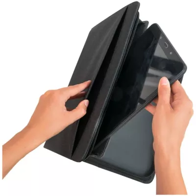 tablettenhülle, Tablettencase, schwarze Hülle, weiches Cover, Reißverschluss