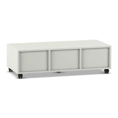 TV-Lowboard, Schrankwagen, Rollcontainer, Schubladenfrei, Mobiler Schrank