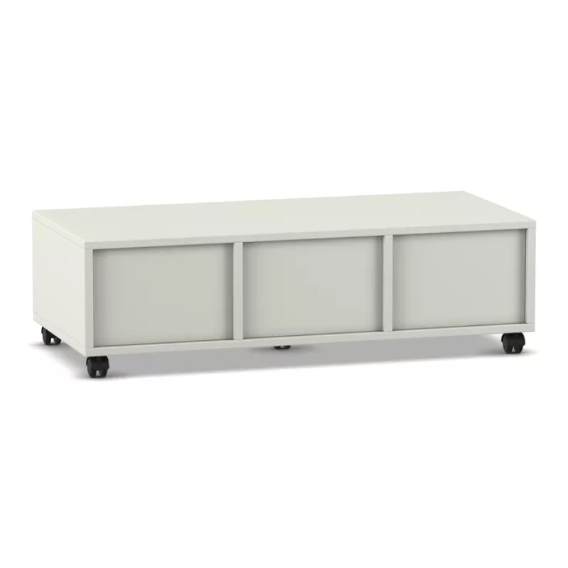 TV-Lowboard, Schrankwagen, Rollcontainer, Schubladenfrei, Mobiler Schrank
