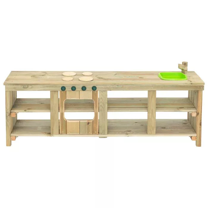 Holzküche, Kinderküche, Holz, Küche Spielzeug, Griffleisten