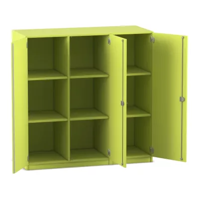 Flexeo® Polsterhockerschrank, mittelhoch