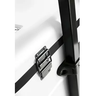 koffer, Verschluss, Scharnier, schwarze Schnalle, Metallbeschläge