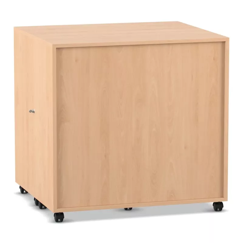 Schrank, Rollhocker, Kasten, Holz, Untertischschrank