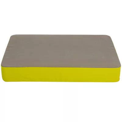 Matte, Graues Top-Kissen, Gelber Seitenrand, Kissen, Matratzkissen