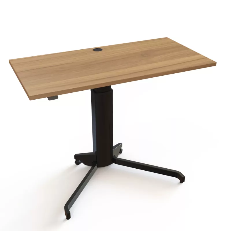 Schreibtisch, Holzoberfläche, Verstellbarer Tisch, Tischbasis, rollenfuß