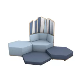 Sechseck-Lounge, Set 2