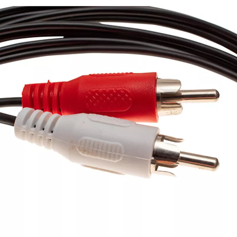 rca, audiovideo, kabel, rot, stereo