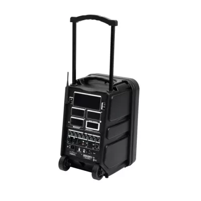Tragbarer Lautsprecher, PA-System, Mobiles Mischpult, Wheeled Speaker, Kompaktes Soundsystem