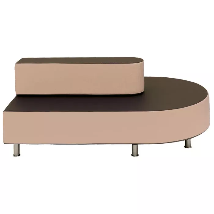 Couch, Sitzbank, Beige, Metallbeine, Mehrzweck-Sofa