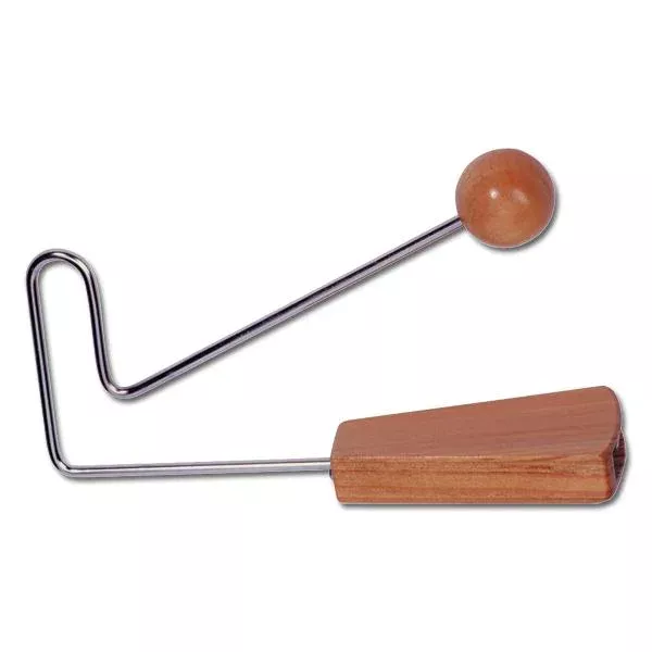 Zitruspresse, handheldes Auspressgerät, manuelle Saftpresse, Holzgriff, Edelstahlstange