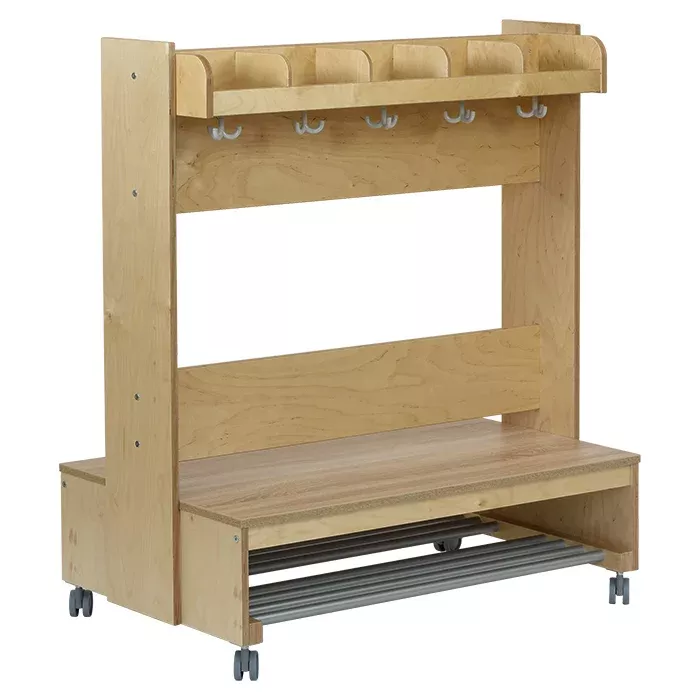 holzworkbench, werkbank, mitrollen, aufbewahrung, hakenleiste
