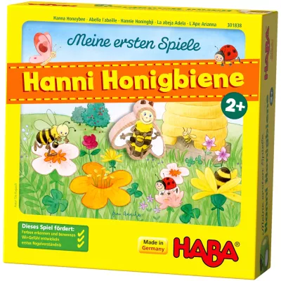 Kinderspiel, Holzpuzzle, Biene, Blumen, HABA
