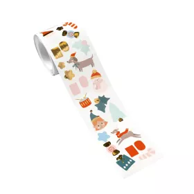 Stickerrolle Winter