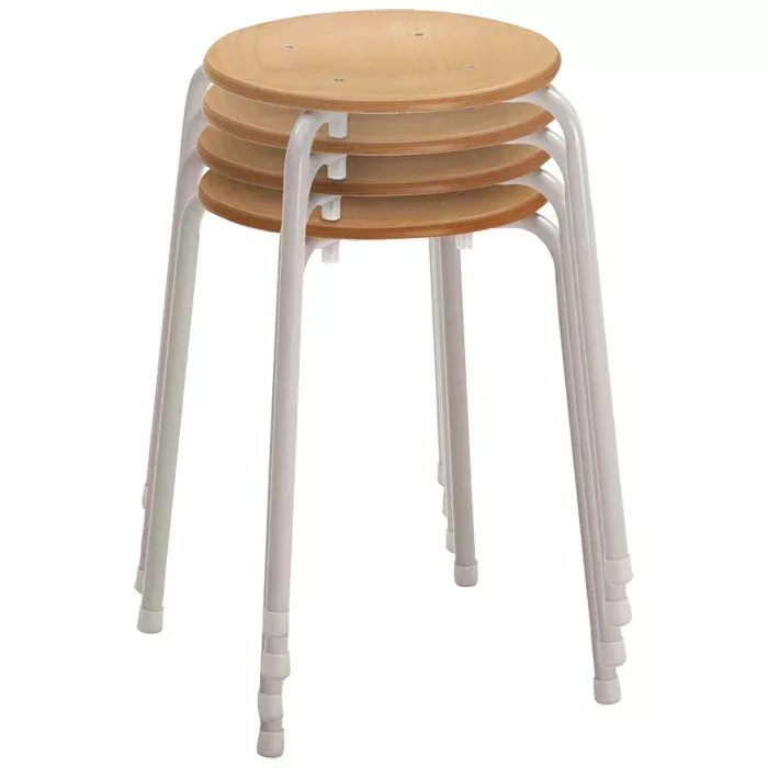 Hocker,  stapelbar, wooden, klappbar, Bein verstellbar