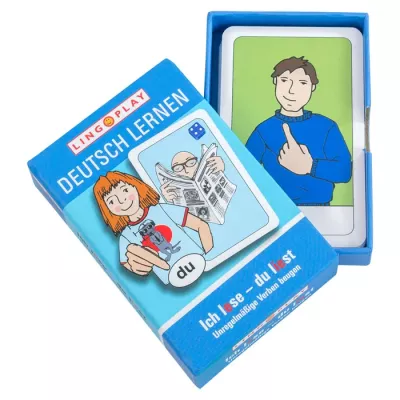 Deutsch lernen, Lernspiel, Karten, Du, Spielkarten